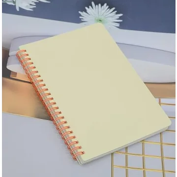 Yansanido A5 Spiral Notebook Set - 4 Color, 80 Sheets