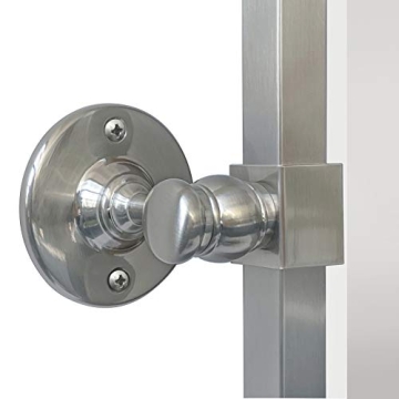 Elegant TEHOME Stainless Steel Pivot Bathroom Mirror