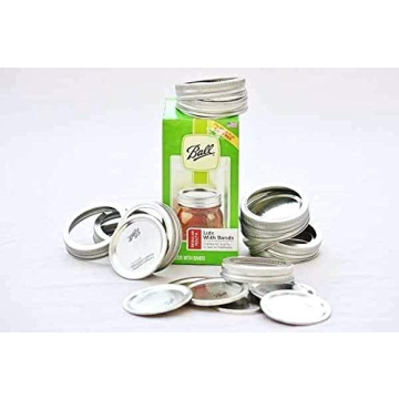Ball Mason Jar Regular Mouth Lids (12-Pack) - Perfect for Canning