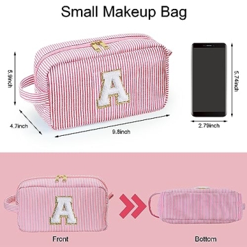 Personalized YOOLIFE Initial Cosmetic Bag for All Ages