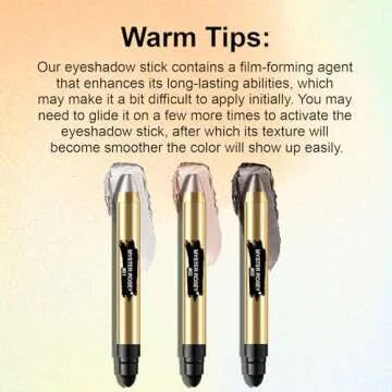 MYSTER ROSEY Eyeshadow Pencil Waterproof Eyeshadow Stick - Champagne Pearl Taupe - 3 in One
