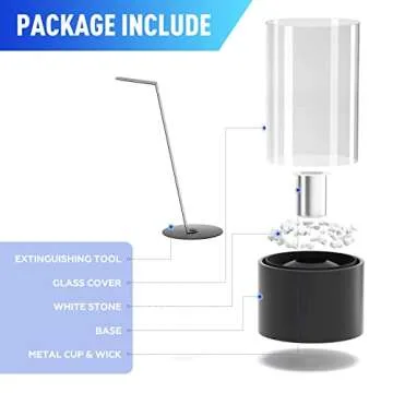 JAY'S HOME Table top Fireplace Portable Fire Pit Smokeless Indoor/Outdoor Fire Bowl Cozy Home Decoration Ethanol/Alcohol Fireplace, White