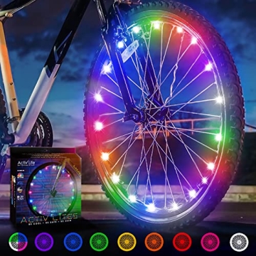 Activ Life LED Bike Wheel Lights for Safety & Style