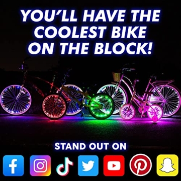 Activ Life LED Bike Wheel Lights for Safety & Style