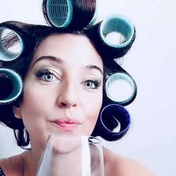 Self Grip Hair Rollers Set - 81 Piece Hairdressing Kit for Women