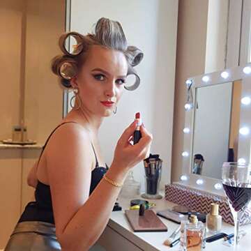 Self Grip Hair Rollers Set - 81 Piece Hairdressing Kit for Women