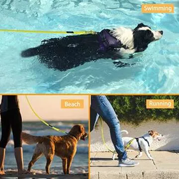 Vivifying Long Dog Leash, 20ft Waterproof Training Lead