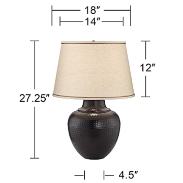Barnes and Ivy Brighton Rustic Farmhouse Table Lamp