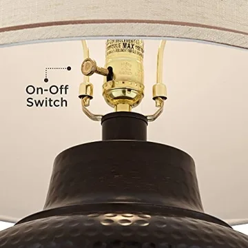 Barnes and Ivy Brighton Rustic Farmhouse Table Lamp