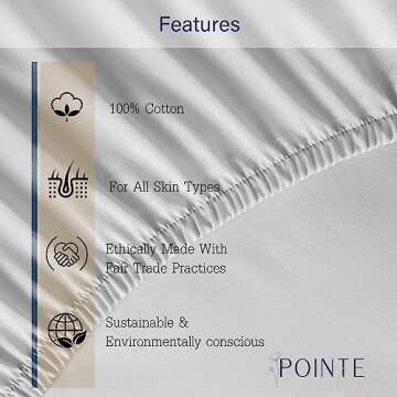 Pointehaven 180 GSM 100% Cotton Flannel Sheet Set - Queen, Scenic Toile Blue - Warm & Cozy - Pre-Shrunk -Deep Pockets - Elastic All Around-Comfy Double Brushed