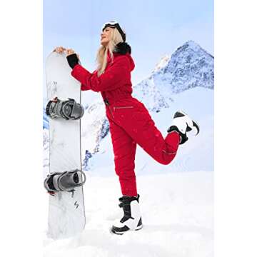 Aoysky Women Winter Ski Suit with Stylish Design and Comfort