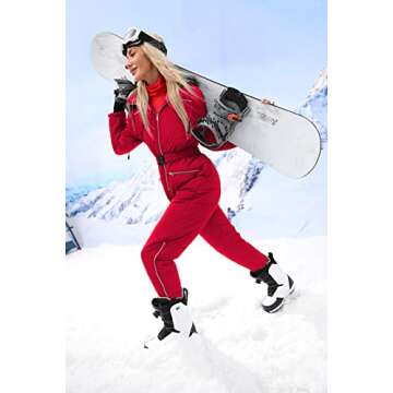 Aoysky Women Winter Ski Suit with Stylish Design and Comfort