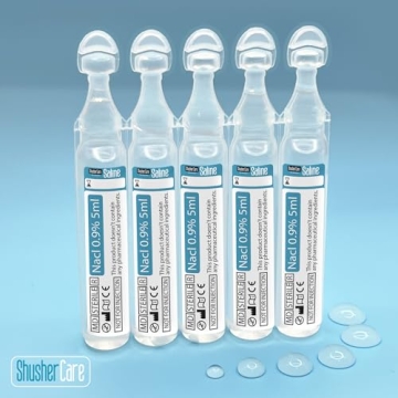 20 Pack Saline Solution ampoules for All Ages - Drug Free