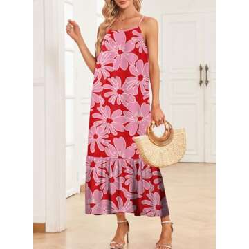 Shop Dokotoo Floral Scoop Neck Summer Dress for Women