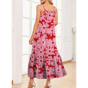 Shop Dokotoo Floral Scoop Neck Summer Dress for Women