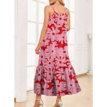 Shop Dokotoo Floral Scoop Neck Summer Dress for Women