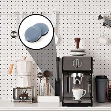 Kitchen Appliance Sliders, LEMGU 12PCS DIY Self Adhesive Appliance Sliders for Most Coffee Makers,Blenders,Air Fryers,Pressure Cooker,Stand Mixers