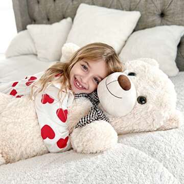 MorisMos Giant Teddy Bear for Kids and Girlfriends
