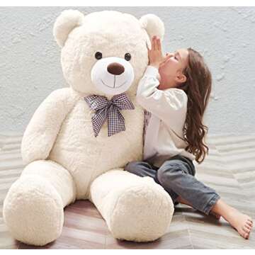 MorisMos Giant Teddy Bear for Kids and Girlfriends