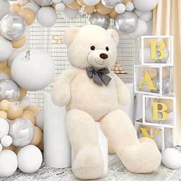 MorisMos Giant Teddy Bear for Kids and Girlfriends