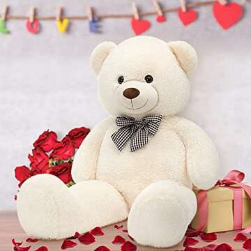 MorisMos Giant Teddy Bear for Kids and Girlfriends