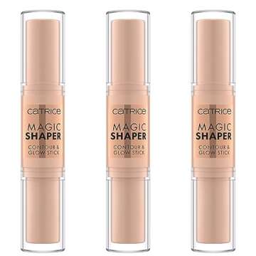 Catrice | Magic Shaper Contour & Glow Stick | 2-in-1 Matte Contour & Shimmering Highlight | Face Shaping & Brightening Make Up | Vegan & Cruelty Free | Without Parabens (10 | Light)