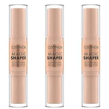 Catrice | Magic Shaper Contour & Glow Stick | 2-in-1 Matte Contour & Shimmering Highlight | Face Shaping & Brightening Make Up | Vegan & Cruelty Free | Without Parabens (10 | Light)