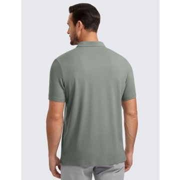 CRZ YOGA Men's Golf Polo Shirt - Comfortable and Stylish