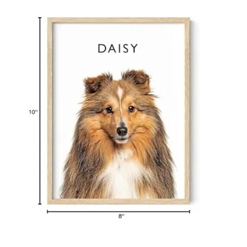 Custom Framed Pet Portraits | Personalized Pet Art Decor
