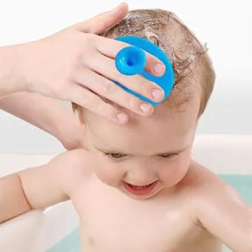 Baby Bath Brush for Cradle Cap Relief and Gentle Cleansing