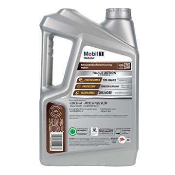 Mobil 1 Truck & SUV Synthetic Motor Oil 0W-20, 5 Quart
