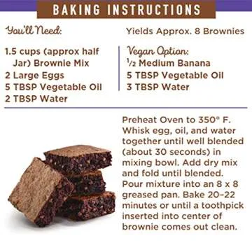 PB2 Pantry Vegan Chocolate Brownies - 120 Calories Each