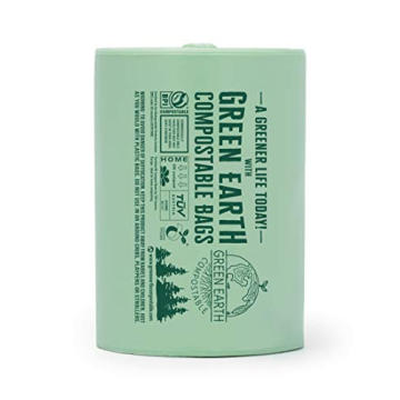 Green Earth Compostable Trash Bags, 13 Gallon, 50 Count