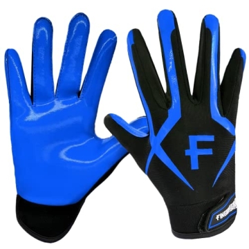 FINGER TEN Pro 2.0 Grip Football Receiver Gloves - Breathable, Adjustable, and Durable in Various Si...