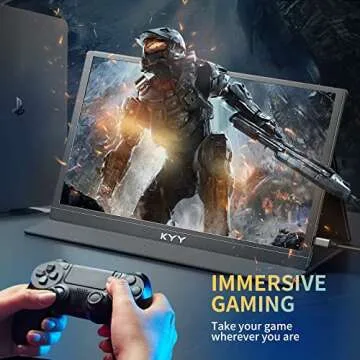 KYY 4K Portable 15.6'' Monitor with 100% Adobe RGB