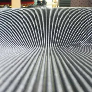 Rubber-Cal Fine Rib Corrugated Rubber Runners Mat