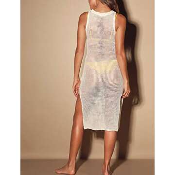 Stylish Bsubseach Crochet Beach Cover Up for Women