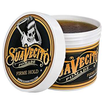Suavecito Strong Hold Hair Pomade for Men - 32 oz