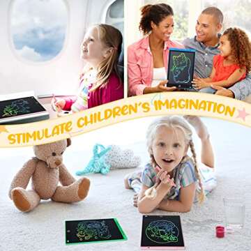 Epakh Colorful 12 Inch LCD Writing Tablet for Kids