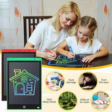 Epakh Colorful 12 Inch LCD Writing Tablet for Kids