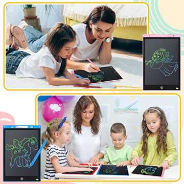 Epakh Colorful 12 Inch LCD Writing Tablet for Kids