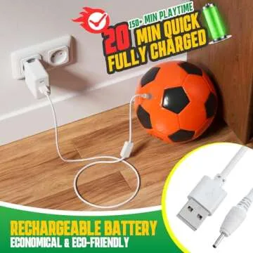 Rechargeable Glow in the Dark Soccer Ball for Kids