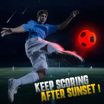 Rechargeable Glow in the Dark Soccer Ball for Kids