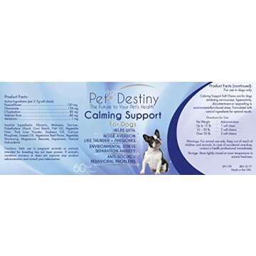 Calming Treats for Dogs - Soothing Chews for Anxiety Relief