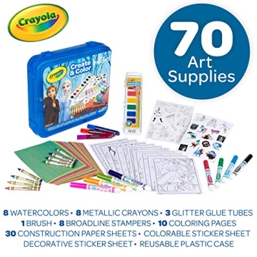 Crayola Frozen 2 Arts & Crafts Set for Kids Ages 5-8