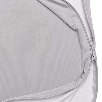 KYTE BABY Unisex Sleep Bag for Babies and Toddlers, Rayon Made From Bamboo, 0.5 Tog (Large, Storm)