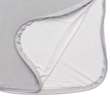 KYTE BABY Unisex Sleep Bag for Babies and Toddlers, Rayon Made From Bamboo, 0.5 Tog (Large, Storm)