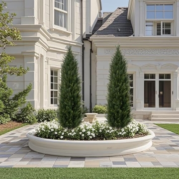 Elegant 4FT Artificial Cedar Trees Indoor Outdoor Decor