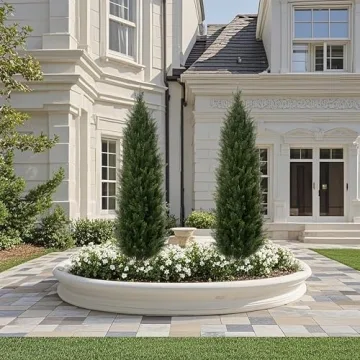 Elegant 4FT Artificial Cedar Trees Indoor Outdoor Decor