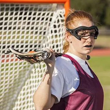 Champion Sports Colored Lacrosse Balls: Orange Official Size Sporting Goods Equipment for Professional, College & Grade School Games, Practices & Recreation - NCAA, NFHS and SEI Certified - 1 Pack